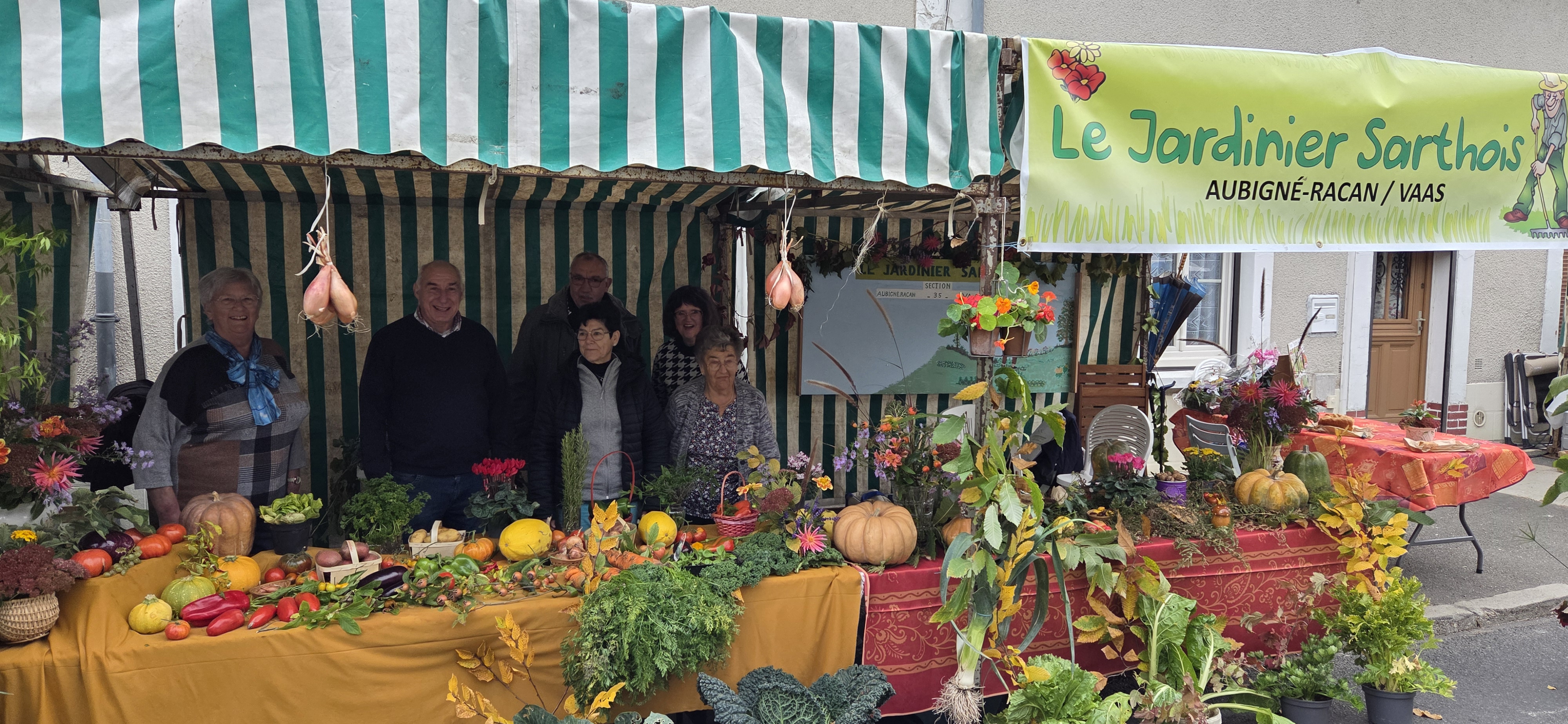 Photo de groupe - Équipe du Jardinier Sarthois